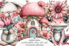 Whimsical spring clipart - Whimsical spring Png Product Image 1