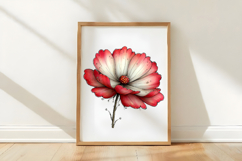 Whimsical Spring Cosmos Flower Clipart Product Image 3