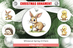 Whimsical Spring Critters Ornament Product Image 1