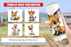 Whimsical Spring Critters Tumbler Product Image 1