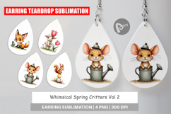 Whimsical Spring Critters Earring Product Image 1