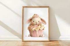 Whimsical Spring Cupcake Clipart Product Image 3