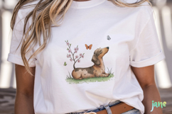 Whimsical Spring Dachshund Clipart Product Image 4