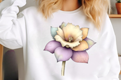 Whimsical Spring Daffodil Flower Clipart Product Image 2