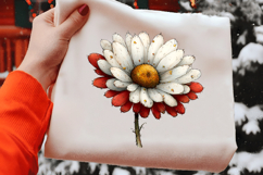 Whimsical Spring Daisy Flower Clipart Product Image 2