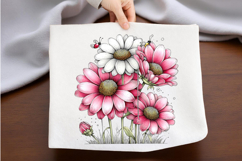 Whimsical Spring Daisy Flower Clipart Product Image 2