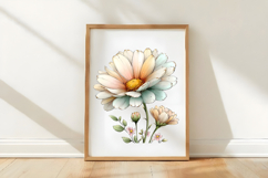 Whimsical Spring Daisy Flower Clipart Product Image 2