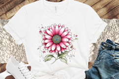 Whimsical Spring Daisy Flower Clipart Product Image 3