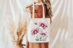 Whimsical Spring Daisy Flower Clipart Product Image 5