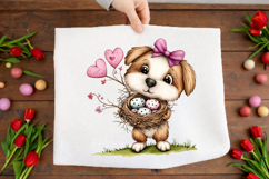 Whimsical Spring Dog Clipart Product Image 2