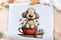 Whimsical Spring Dog Clipart Product Image 3