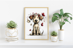 Whimsical Spring Dog Clipart Product Image 2
