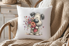 Whimsical Spring Dog Clipart Product Image 3