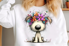 Whimsical Spring Dogs Clipart Product Image 3