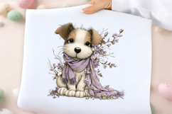 Whimsical Spring Dogs Clipart Product Image 2