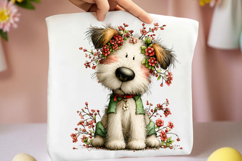 Whimsical Spring Dogs Clipart Product Image 2