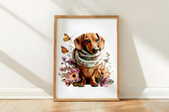 Whimsical Spring Dogs Clipart Product Image 2