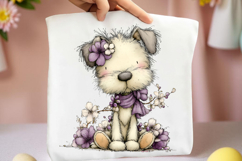 Whimsical Spring Dogs Clipart Product Image 2
