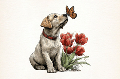 Whimsical Spring Dogs Clipart Product Image 2