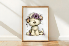 Whimsical Spring Dogs Clipart Product Image 3