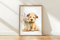 Whimsical Spring Dogs Clipart Product Image 3