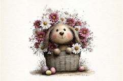Whimsical Spring Easter Clipart Set Product Image 2
