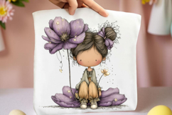 Whimsical Spring Fairy Clipart Product Image 2