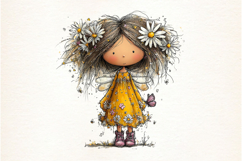 Whimsical Spring Fairy Clipart Product Image 2