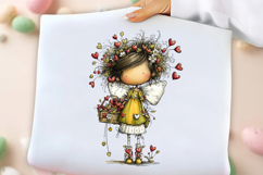 Whimsical Spring Fairy Clipart Product Image 3