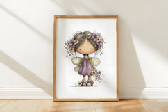 Whimsical Spring Fairy Clipart Product Image 3