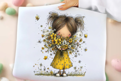 Whimsical Spring Fairy Clipart Product Image 3