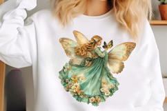 Whimsical Spring Fairy Clipart Product Image 3