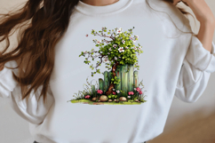 Whimsical spring fence Clipart Product Image 3