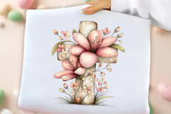 Whimsical Spring Floral Cross Clipart Product Image 3