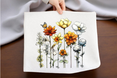 Whimsical Spring Flower Clipart Product Image 2