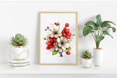 Whimsical Spring Flower Clipart PNG Product Image 2