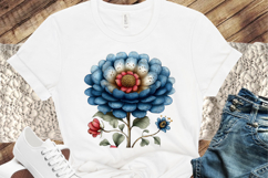 Whimsical Spring Flower Clipart Product Image 3