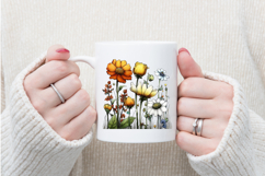 Whimsical Spring Flower Clipart Product Image 4