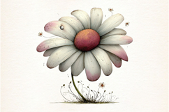 Whimsical Spring Flower Clipart Png Product Image 2