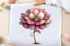 Whimsical Spring Flower Clipart Png Product Image 3