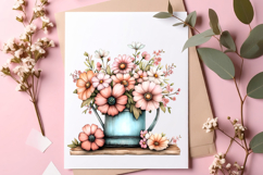 Whimsical Spring Flower pot Clipart - Spring Flower pot Png Product Image 3