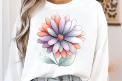 Whimsical Spring Flowers Clipart Product Image 2