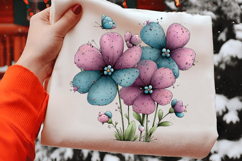 Whimsical Spring Flowers Clipart Product Image 2