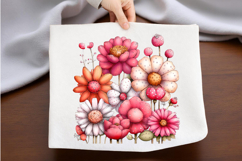 Whimsical Spring Flowers Clipart Product Image 2