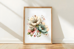 Whimsical Spring Flowers Clipart Product Image 3