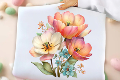 Whimsical Spring Flowers Clipart Product Image 3