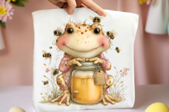 Whimsical Spring Frog Clipart Product Image 2