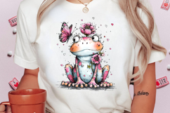 Whimsical Spring Frogs Clipart Product Image 2