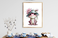 Whimsical Spring Frogs Clipart Product Image 3