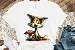 Whimsical Spring Funny Fox Clipart Product Image 3